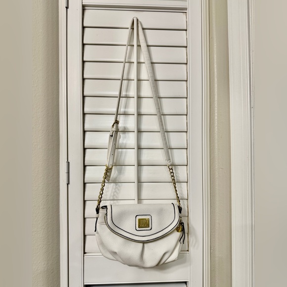 Juicy Couture Crowd Pleaser Mini Crossbody Purse Bag In Cream Ivory Crown Gold - Picture 13 of 13